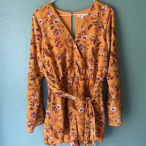 Charlotte Russe Floral Romper